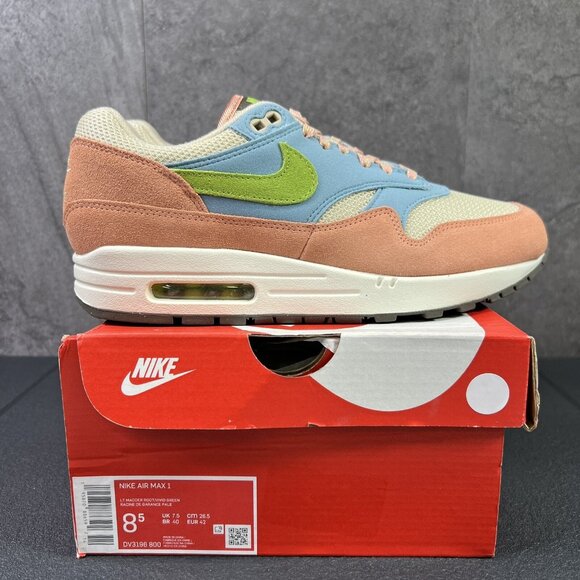 Nike Air Max 1 Light Madder Root Size 8.5 Mens Sneakers - Picture 1 of 13
